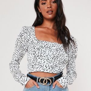 BRAND NEW Missguided crop shirt